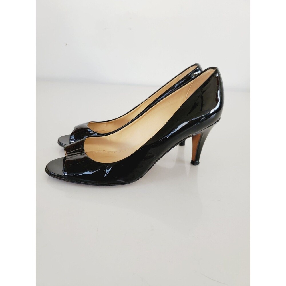 J. Crew DREA Peeptoe Patent Leather Pumps Size 6.5